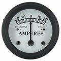 Aftermarket Ammeter Gauge (20-0-20) White Face Fits John Deere ANH AOS AWH BNH BW40 JDS408